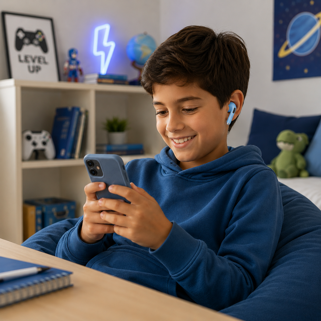 Audífonos Inalámbricos 1Hora TWS Bluetooth | 5H Batería + 17H con Estuche de Carga
