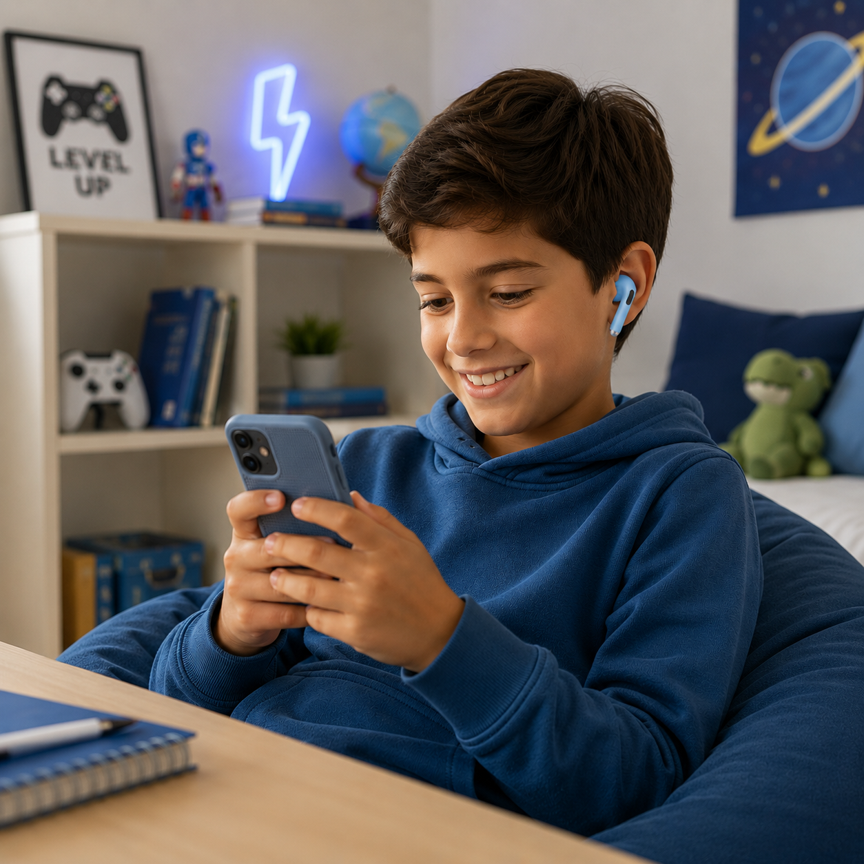 Audífonos Inalámbricos 1Hora TWS Bluetooth | 5H Batería + 17H con Estuche de Carga