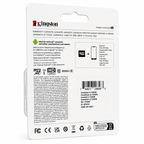 Memoria microSD 128GB Kingston Canvas Select – Clase 10, 80MB/s, con Adaptador SD