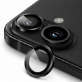 Protector de Lente de Cámara con Aro Metálico para iPhone 16/16 Plus