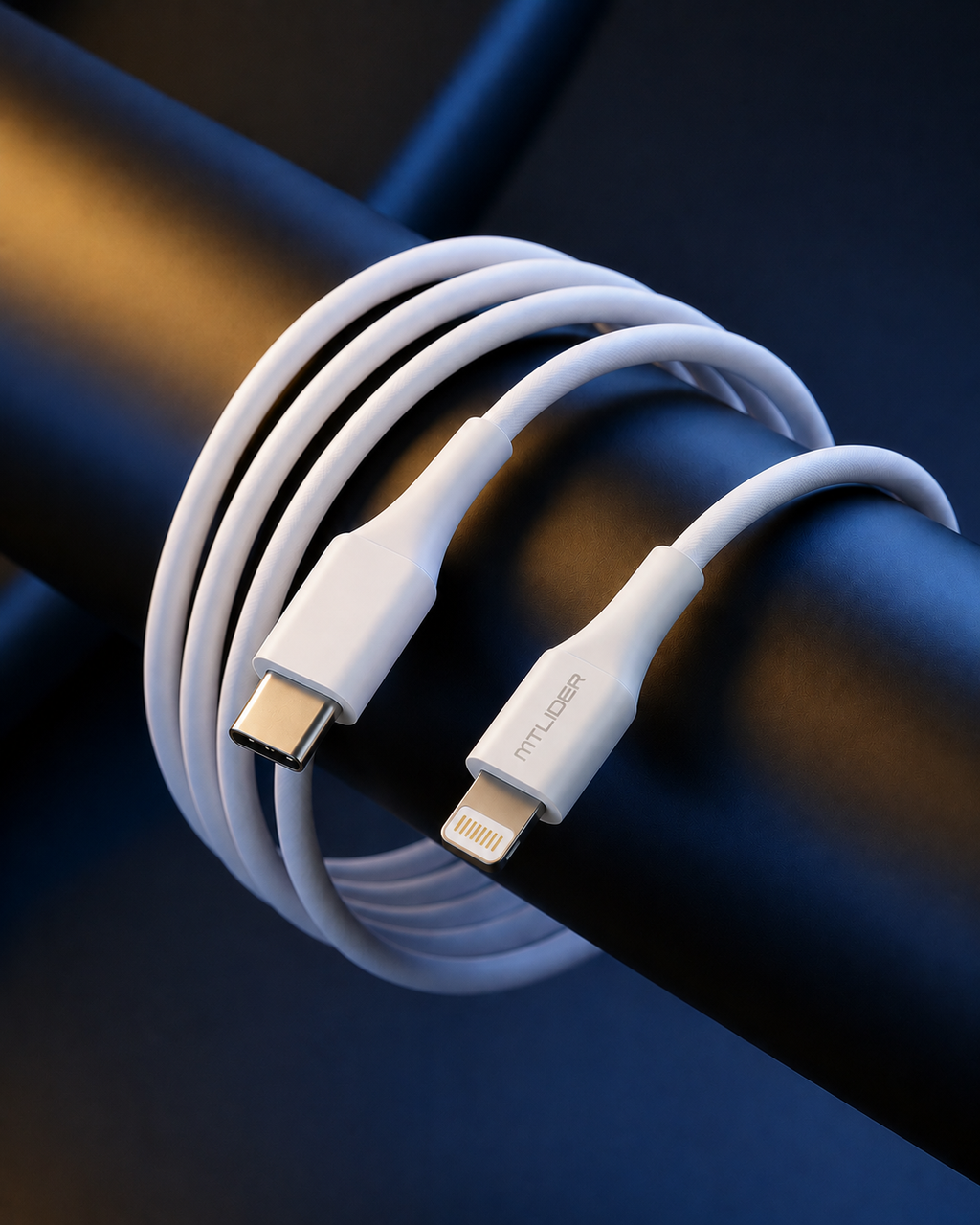 Cable USB-C a Lightning 20W 1m – Carga Rápida para iPhone