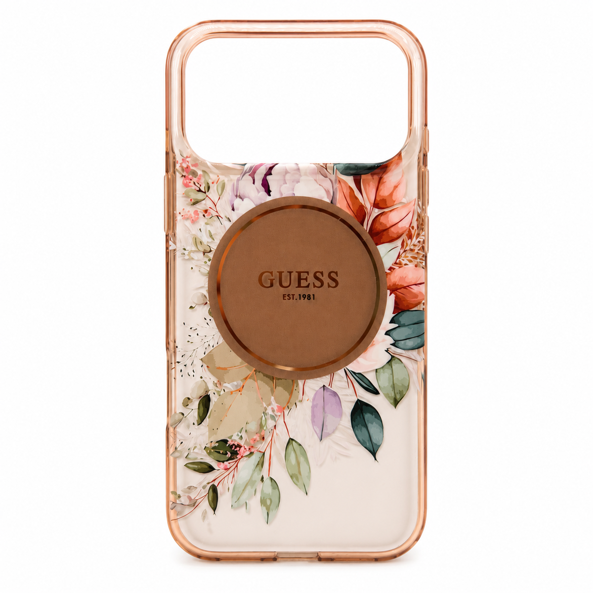 Funda Guess Flower MagSafe iPhone 17 Pro Max – Diseño Floral con Protección Premium