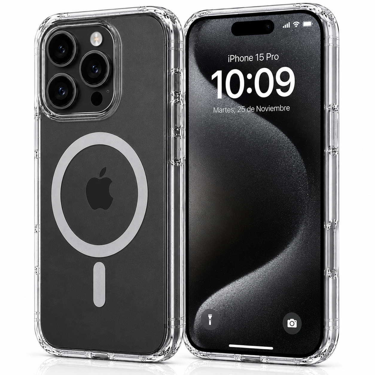 Funda Transparente MagSafe para iPhone 15 Pro