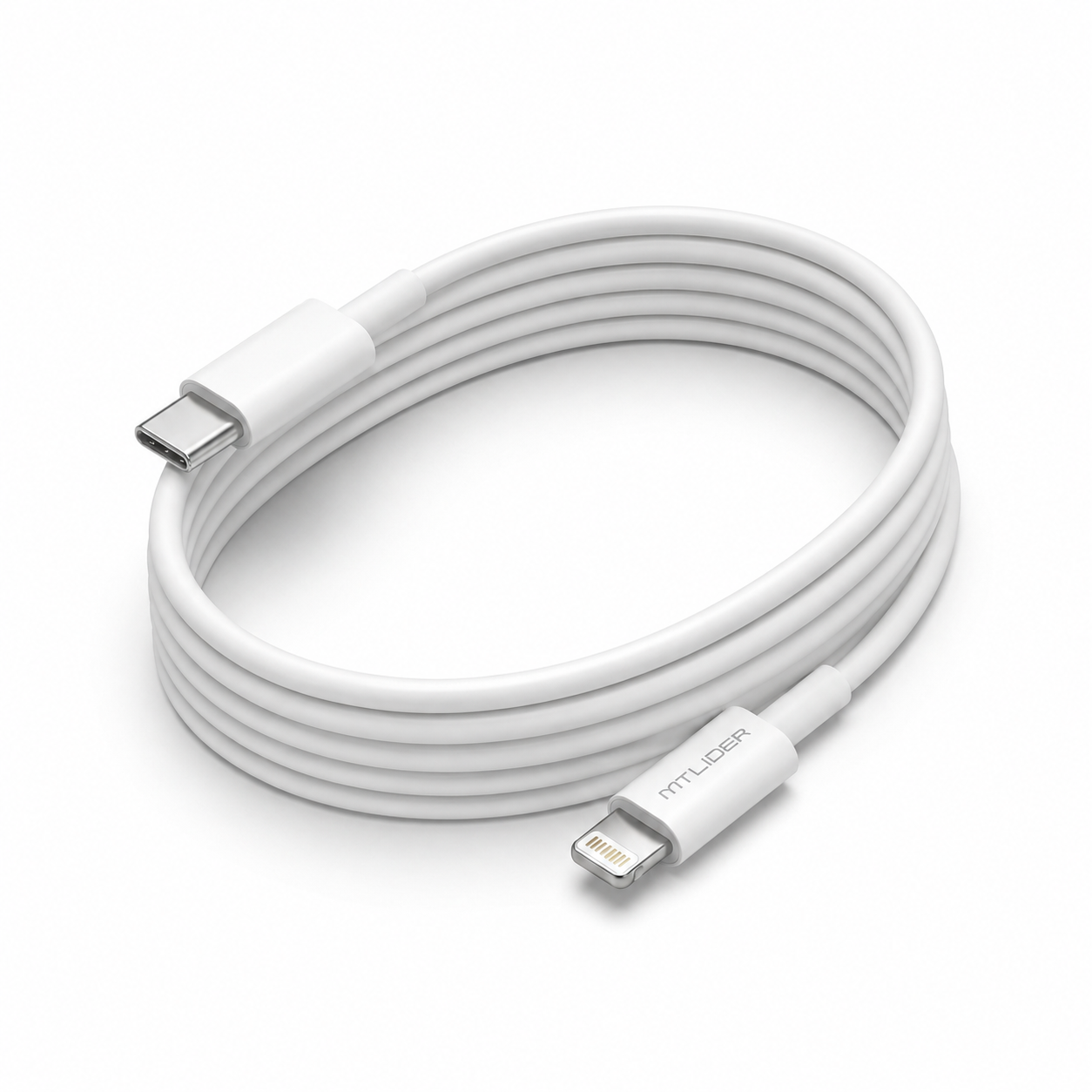 Cable USB-C a Lightning 20W 1m – Carga Rápida para iPhone