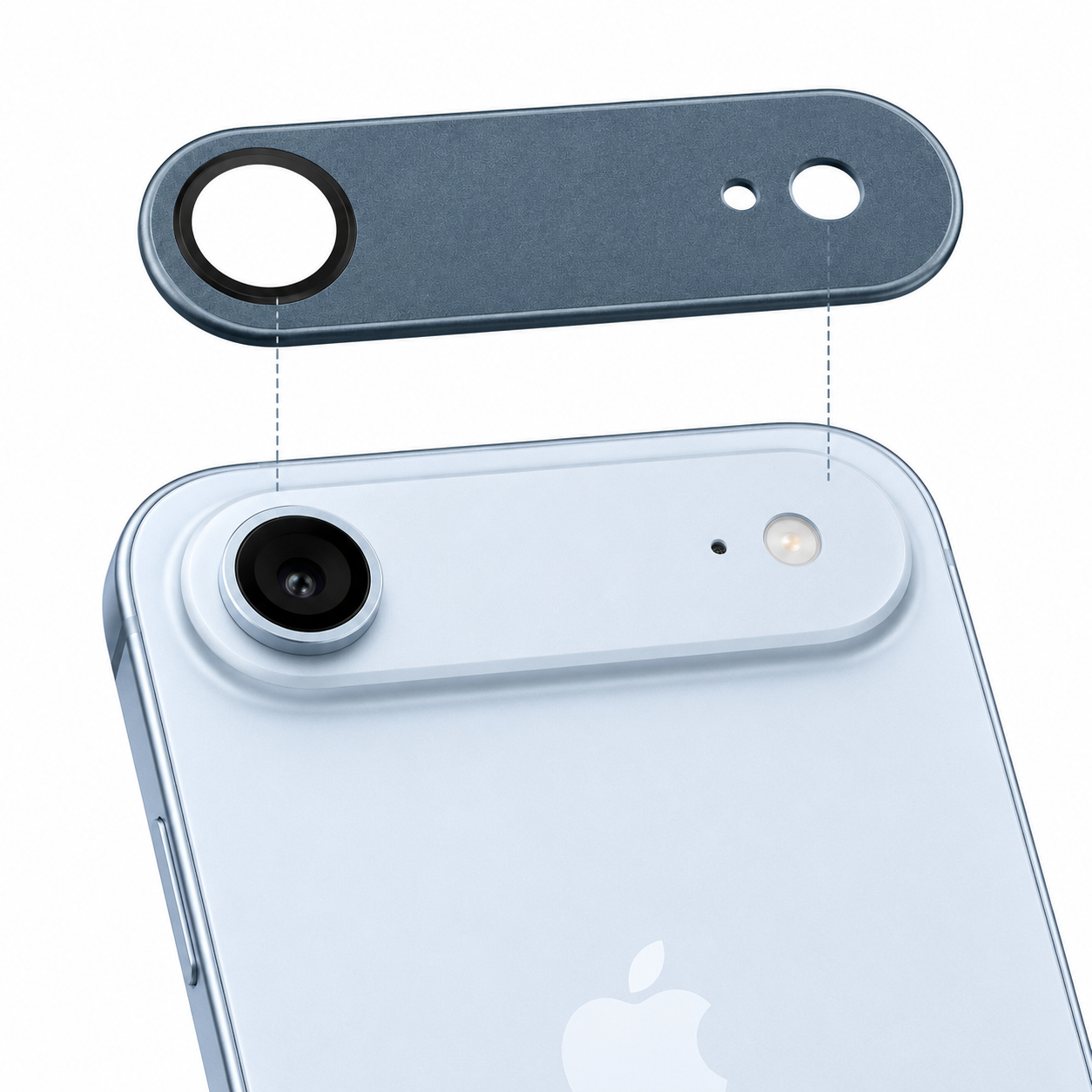 Mica de Cámara iPhone 17 Air 360° – AR+AF |  Negro · Plata · Azul · Dorado