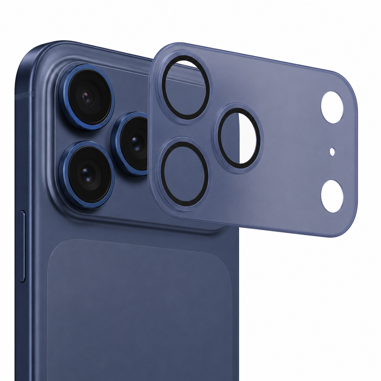 Protector de Lente de Cámara iPhone 17 Pro / Pro Max – Vidrio Templado 360° con Recubrimiento de Zafiro
