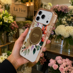 Funda Guess Flower MagSafe iPhone 17 Pro Max – Diseño Floral con Protección Premium