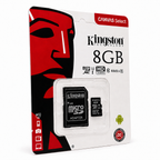 Memoria microSD Kingston Canvas Select 8GB Clase 10 UHS-I con Adaptador SD