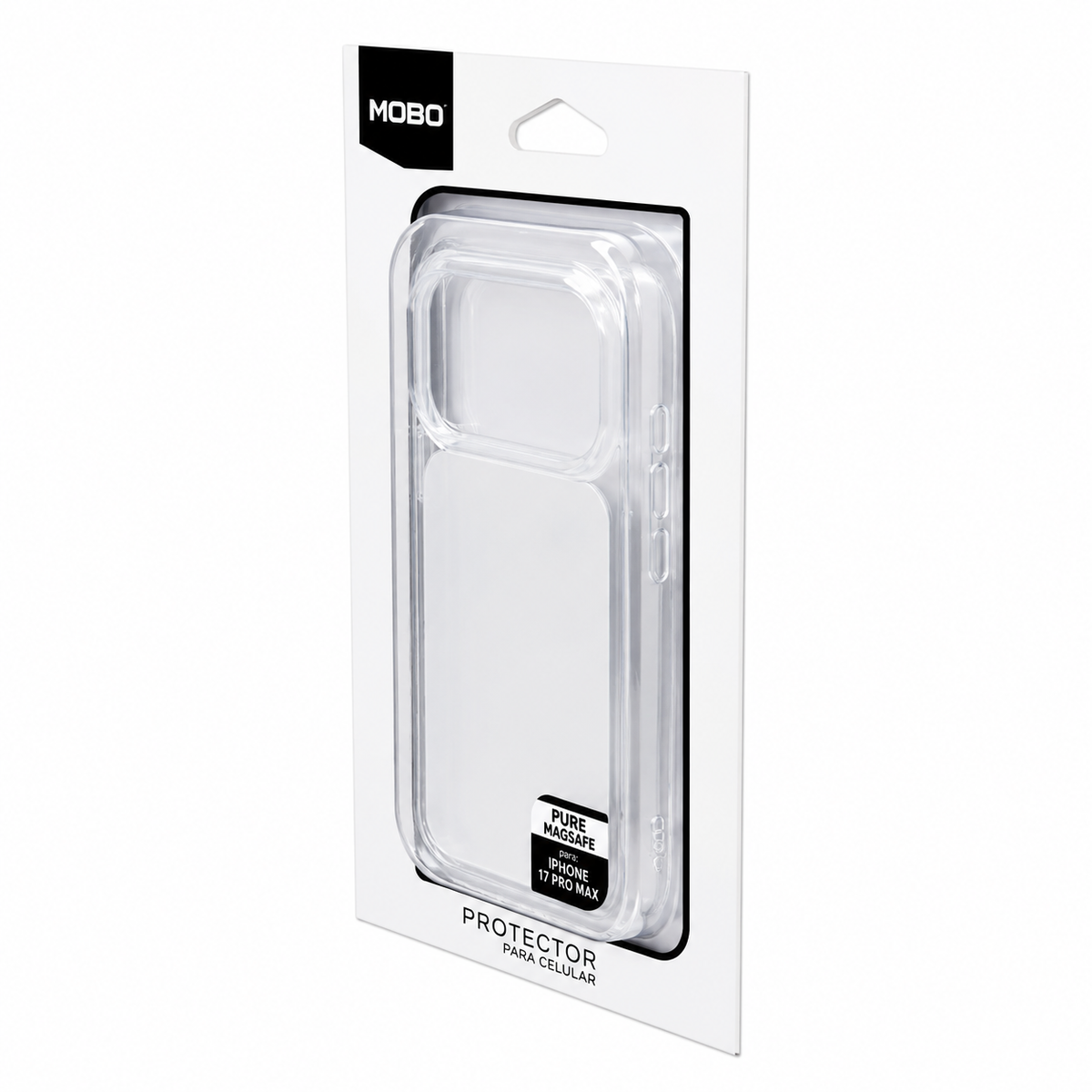 Protector Pure MagSafe Mobo iPhone 17 Pro Max – Transparente con Refuerzo Antigolpes
