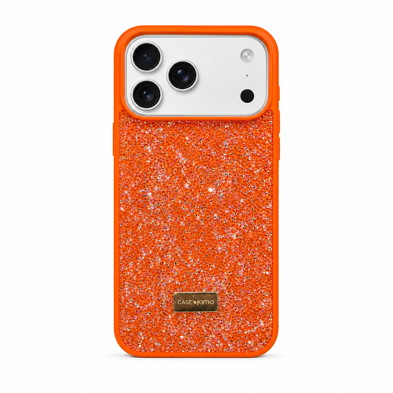 Protector Diamante Crystalline Kimo iPhone 17 Pro Max – Cristales Incrustados con Brillo