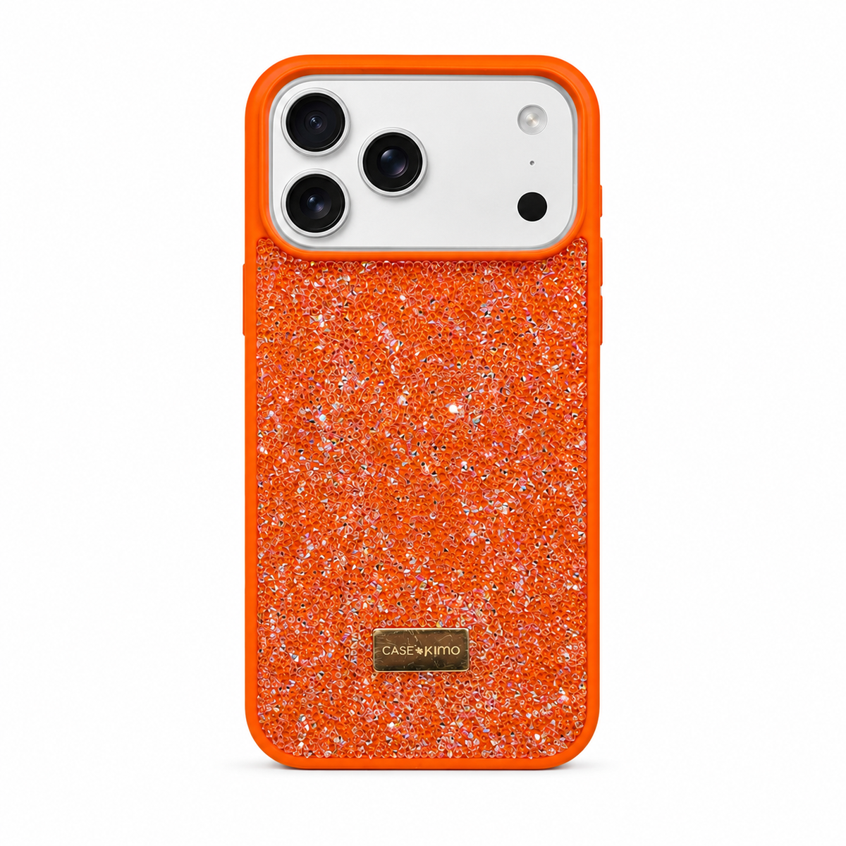 Protector Diamante Crystalline Kimo iPhone 17 Pro Max – Cristales Incrustados con Brillo