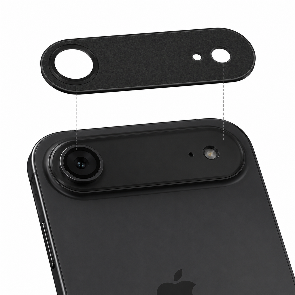 Mica de Cámara iPhone 17 Air 360° – AR+AF |  Negro · Plata · Azul · Dorado