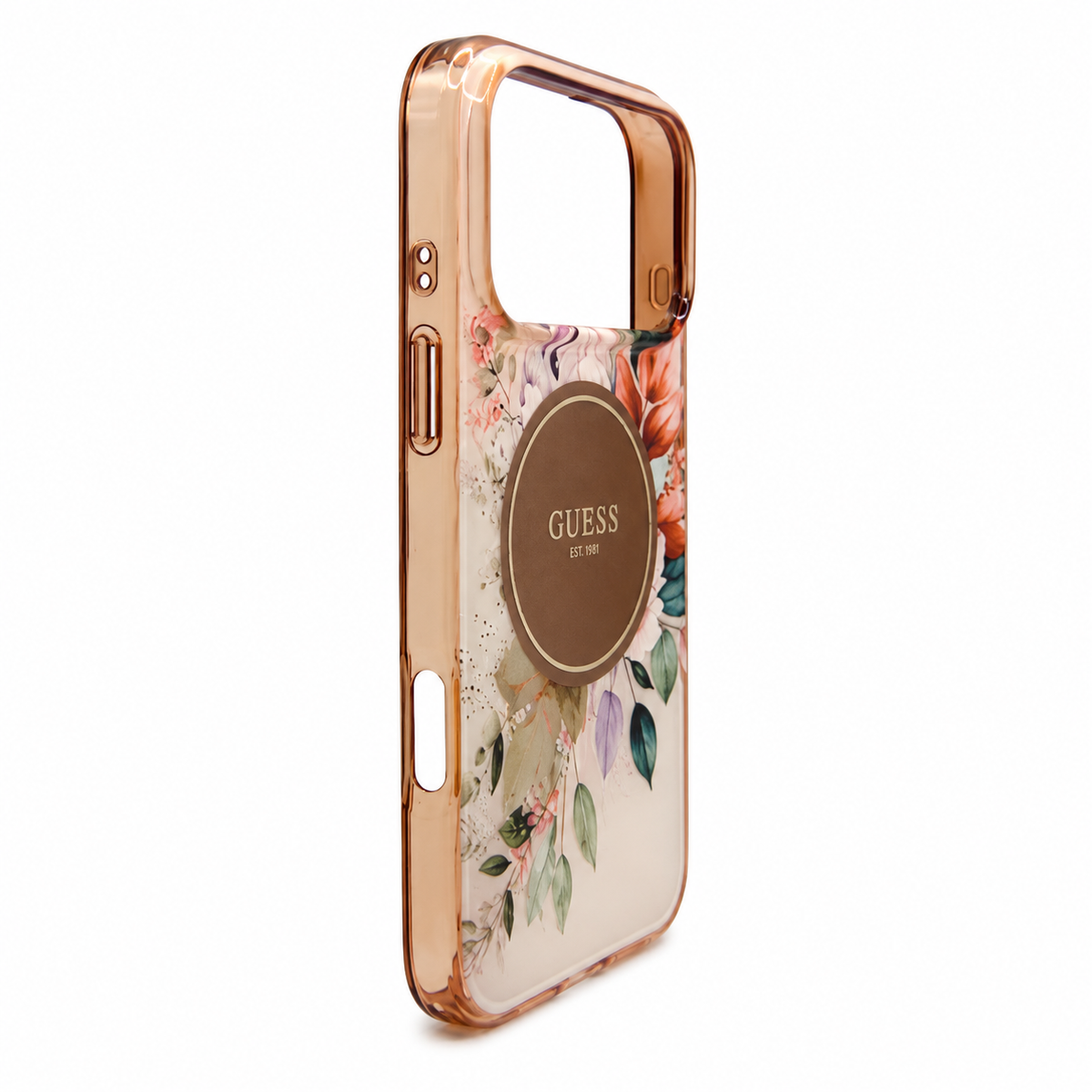 Funda Guess Flower MagSafe iPhone 17 Pro Max – Diseño Floral con Protección Premium