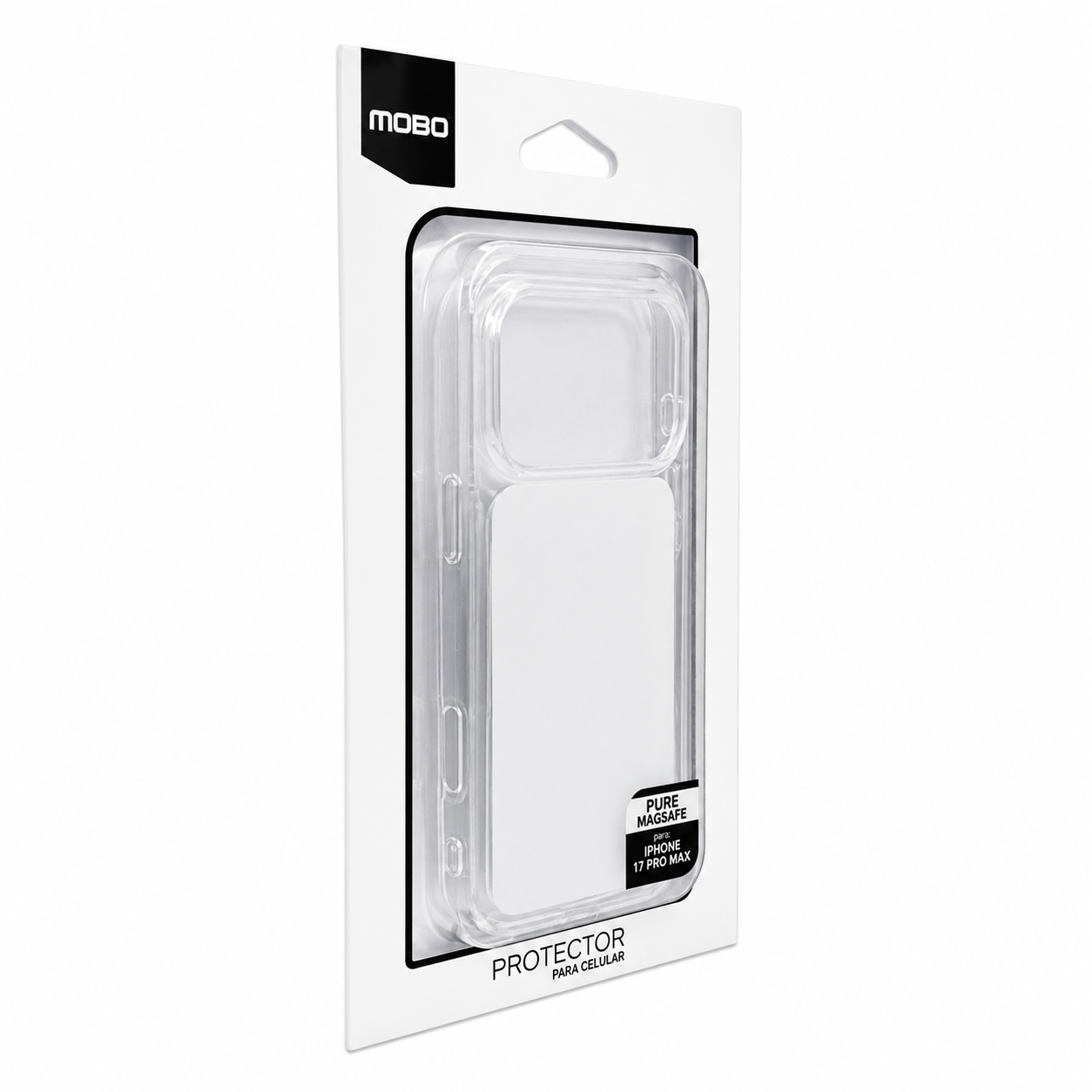 Protector Pure MagSafe Mobo iPhone 17 Pro Max – Transparente con Refuerzo Antigolpes