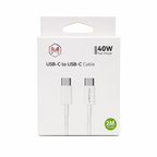 Cable USB-C a USB-C 40W MTLider 2M Carga Rápida