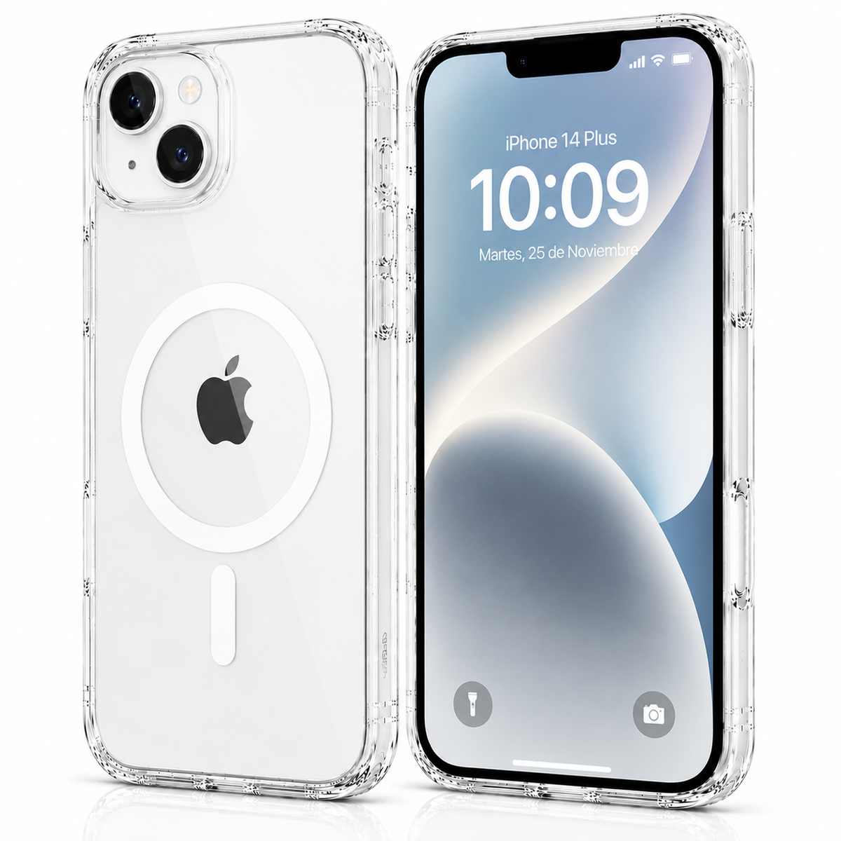 Funda Transparente MagSafe para iPhone 14 Plus/15 Plus