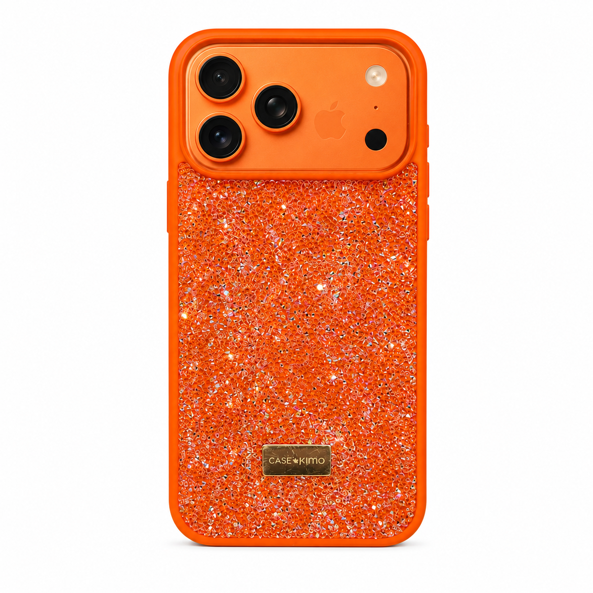 Protector Diamante Crystalline Kimo iPhone 17 Pro Max – Cristales Incrustados con Brillo