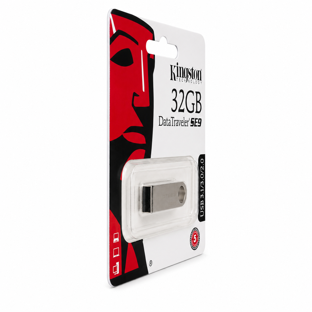 Memoria USB Kingston DataTraveler SE9 32GB – Plata