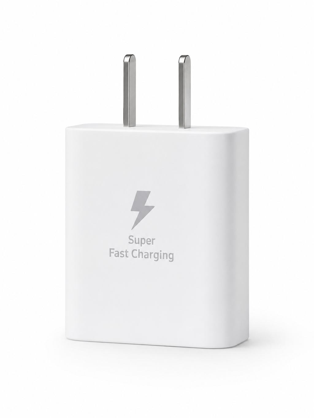 Cubo Cargador Samsung 25W Original Blanco USB-C (Sin Cable)