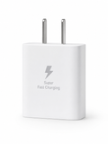 Cubo Cargador Samsung 25W Original Blanco USB-C (Sin Cable)