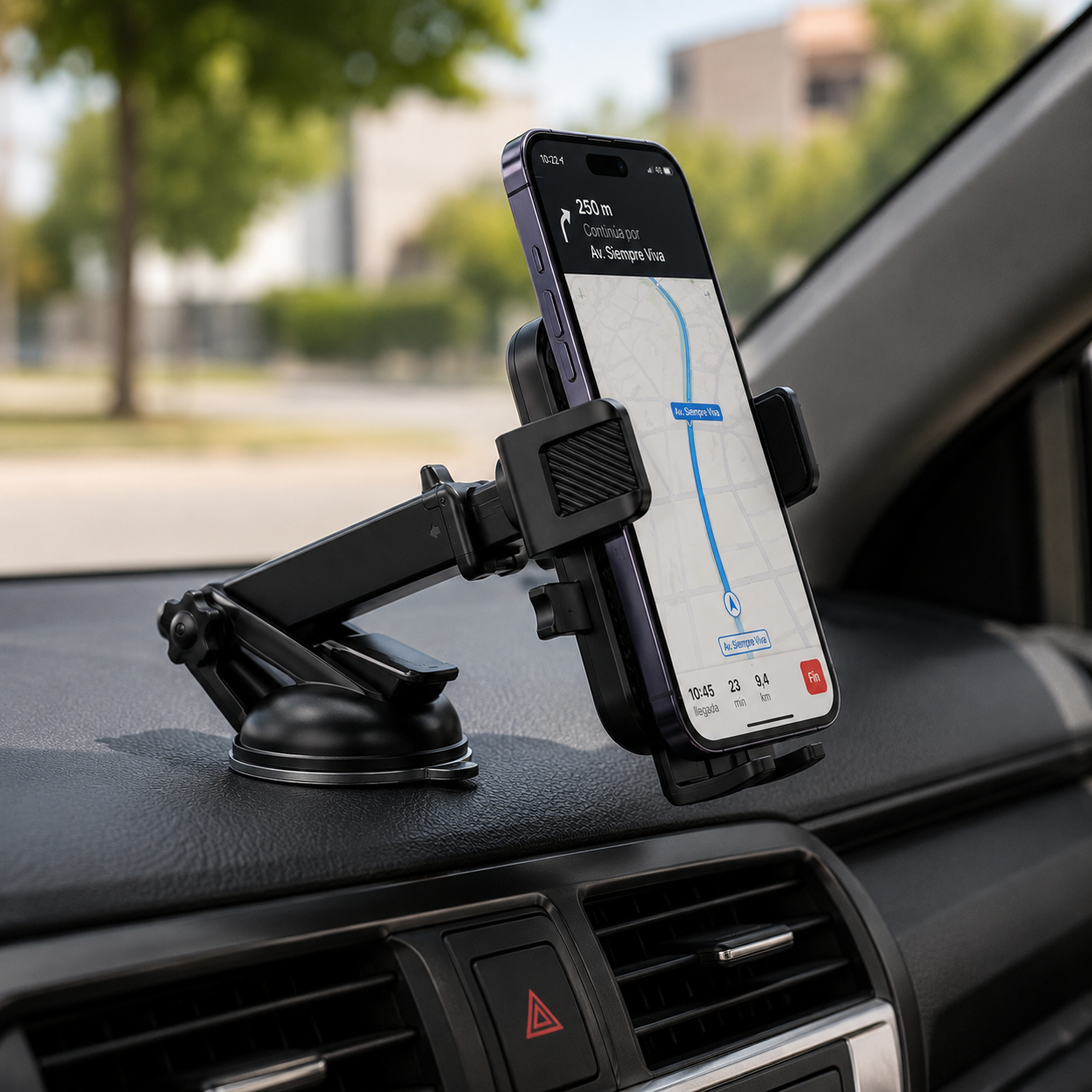 Soporte para Celular Base Universal Tablero Auto 360° MTLider