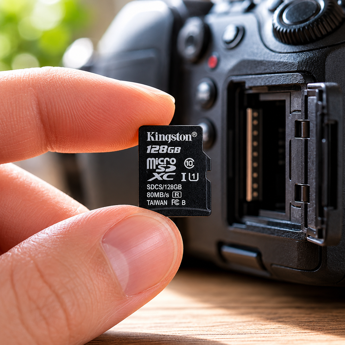 Memoria microSD 128GB Kingston Canvas Select – Clase 10, 80MB/s, con Adaptador SD