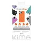 Protector Diamante Kimo iPhone 17 Pro Naranja - vista frontal completa