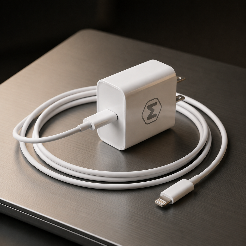 Cargador 20W Tipo-C con Cable Lightning 1M MTlider – Carga Rápida iPhone