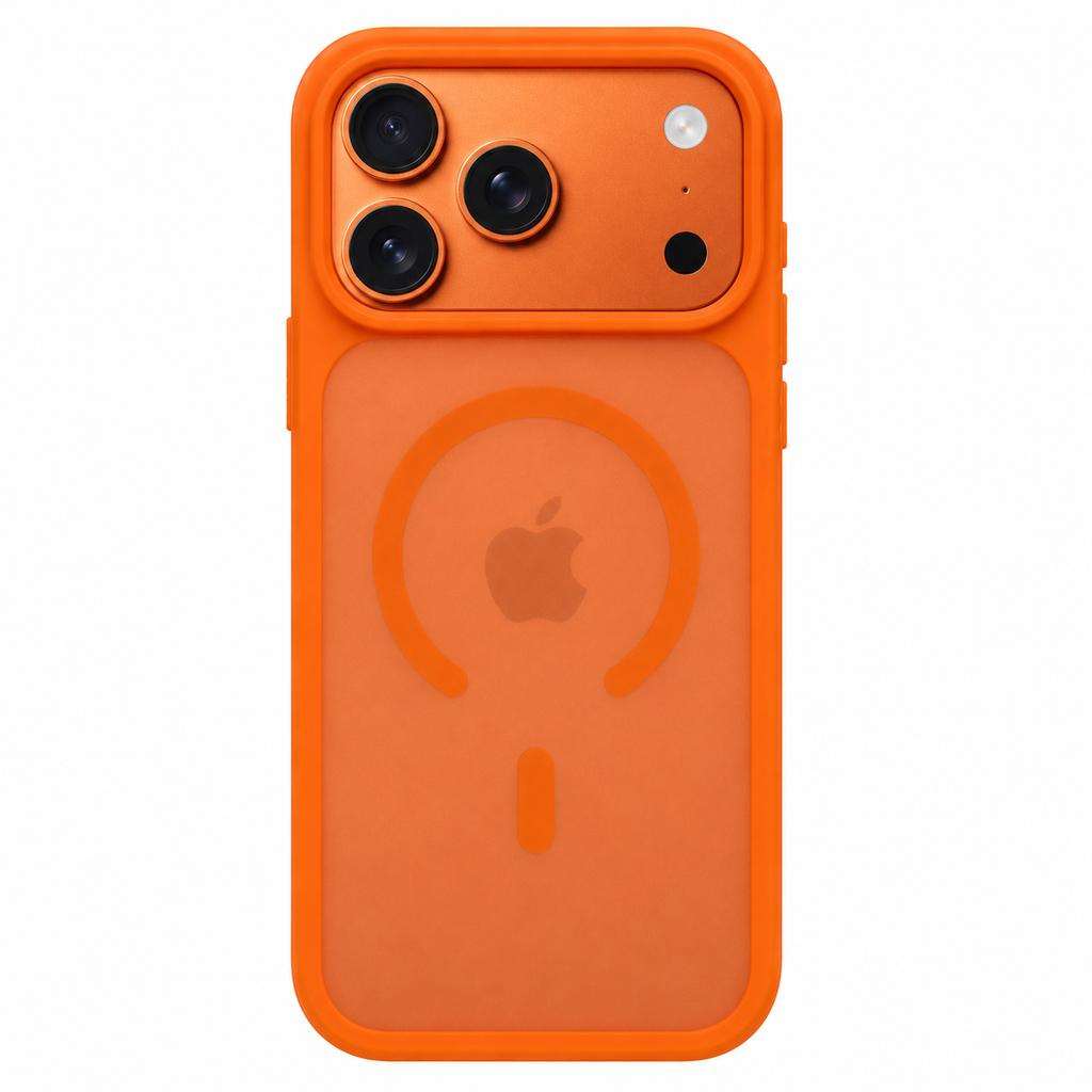 Protector Element Naranja Mobo iPhone 17 Pro Max | MagSafe | TPU + PC