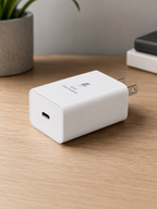 Cubo Cargador Samsung 25W Original Blanco USB-C (Sin Cable)