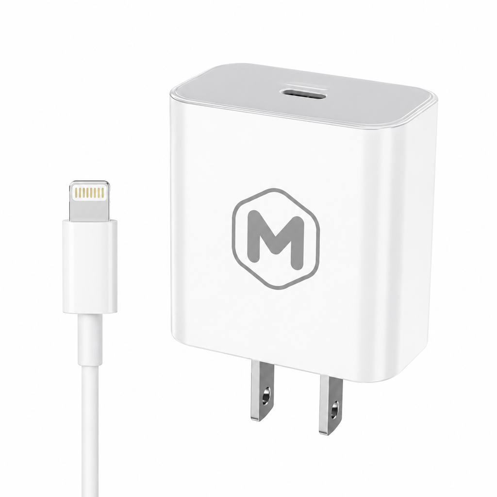 Cargador 20W Tipo-C con Cable Lightning 1M MTlider – Carga Rápida iPhone