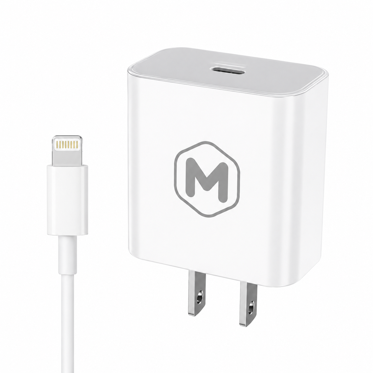 Cargador 20W Tipo-C con Cable Lightning 1M MTlider – Carga Rápida iPhone