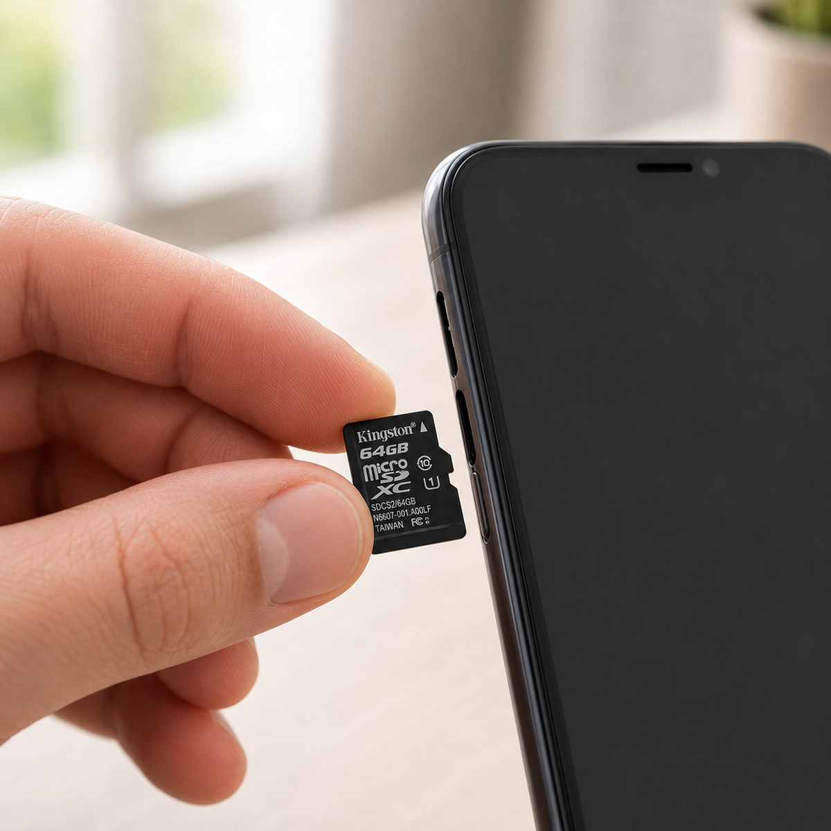 Memoria MicroSD Kingston Canvas Select 64GB – Clase 10, 80MB/s para Android