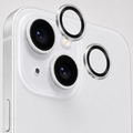 Protector de Lente de Cámara con Aro Metálico para iPhone 15/15 Plus