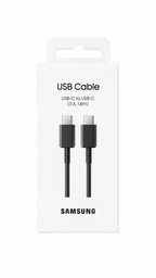 Cable Samsung USB-C cargando smartphone con carga rápida en auto