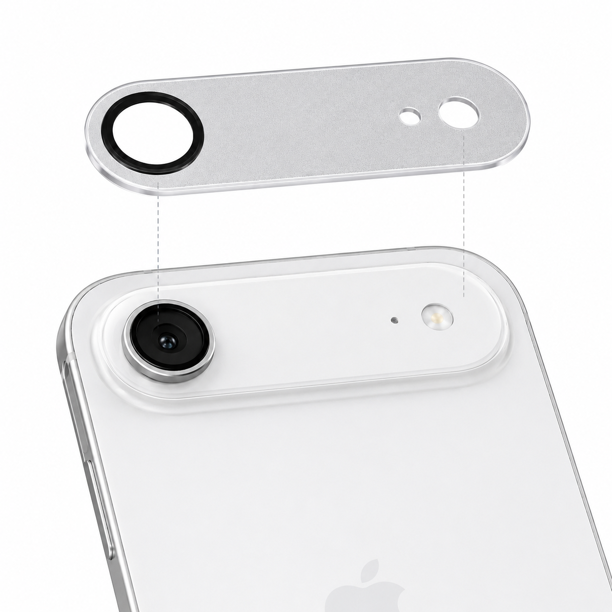 Mica de Cámara iPhone 17 Air 360° – AR+AF |  Negro · Plata · Azul · Dorado