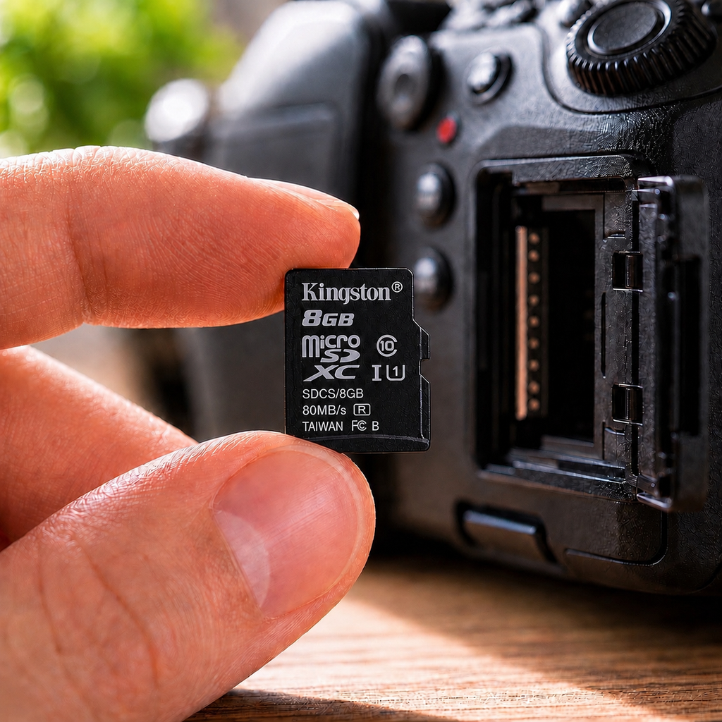 Memoria microSD Kingston Canvas Select 8GB Clase 10 UHS-I con Adaptador SD