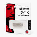Memoria USB Kingston DataTraveler SE9 8GB –  Plata