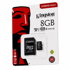 Memoria microSD Kingston Canvas Select 8GB Clase 10 UHS-I con Adaptador SD