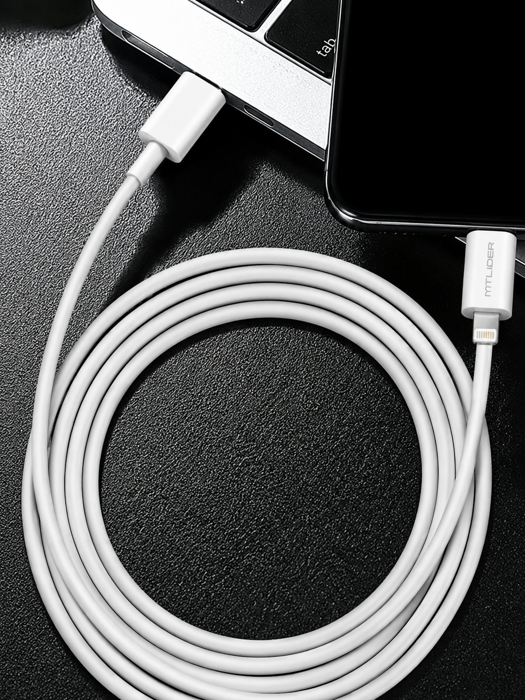 Cable USB-C a Lightning 20W 1m – Carga Rápida para iPhone