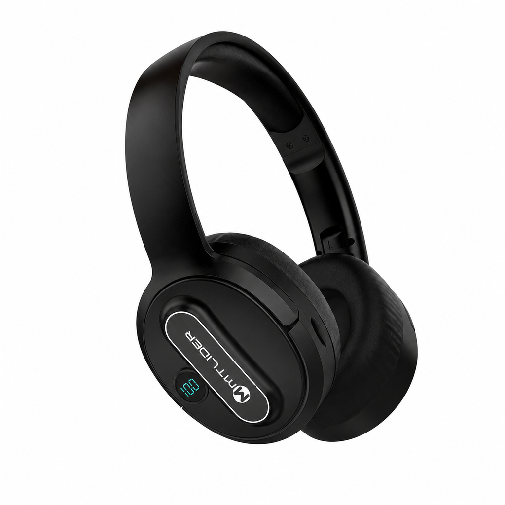Audífonos Inalámbricos MTLIDER ST805 Super Bass Bluetooth 5.3  |  Negro