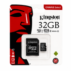 Memoria microSDHC Kingston Canvas Select 32GB Clase 10, 80MB/s, con Adaptador SD