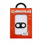 Protector de Lente de Cámara iPhone 17 – Cristal Templado con Marco Metálico
