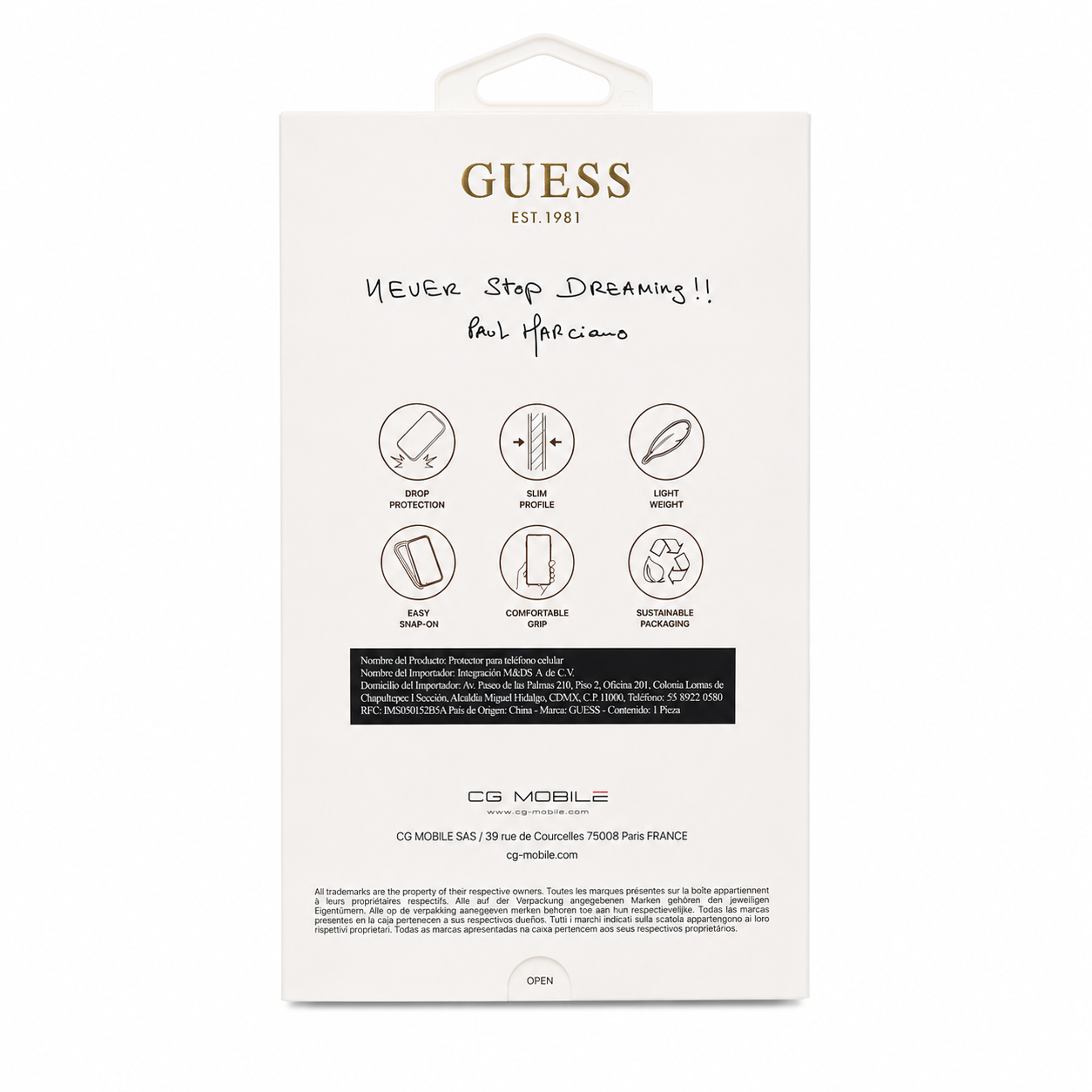 Funda Guess Flower MagSafe iPhone 17 Pro Max – Diseño Floral con Protección Premium