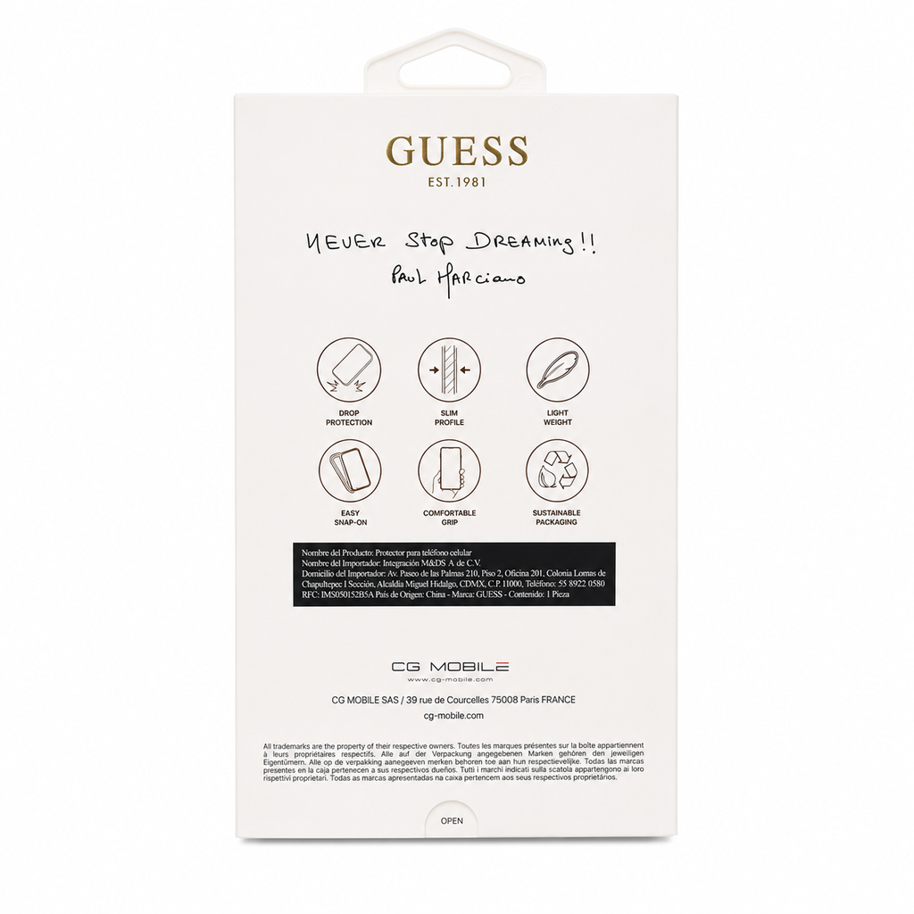 Funda Guess Flower MagSafe iPhone 17 Pro Max – Diseño Floral con Protección Premium