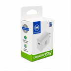 Cubo Cargador 35W MTLider USB-C Power Delivery Carga Rápida