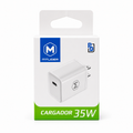 Cubo Cargador 35W MTLider USB-C Power Delivery Carga Rápida