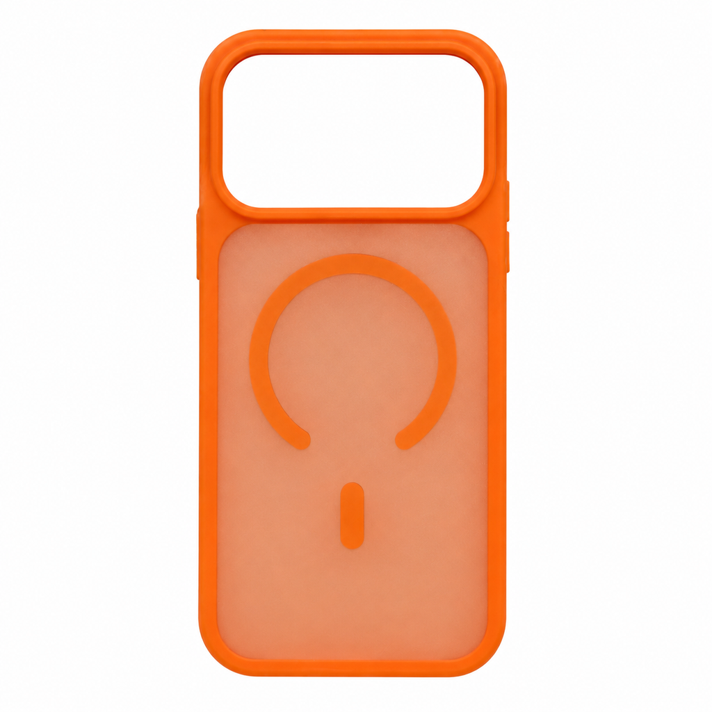 Protector Element Naranja Mobo iPhone 17 Pro Max | MagSafe | TPU + PC