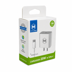 Cargador con cable tipo c a tipo c 20w MTlider 1 Metro
