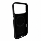 Protector Lacoste Negro MagSafe iPhone 17 Pro Max | Silver Croc